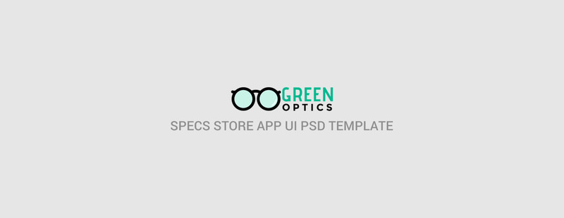 GreenOptics - Specs Store App PSD UI Elements - Features Image 1