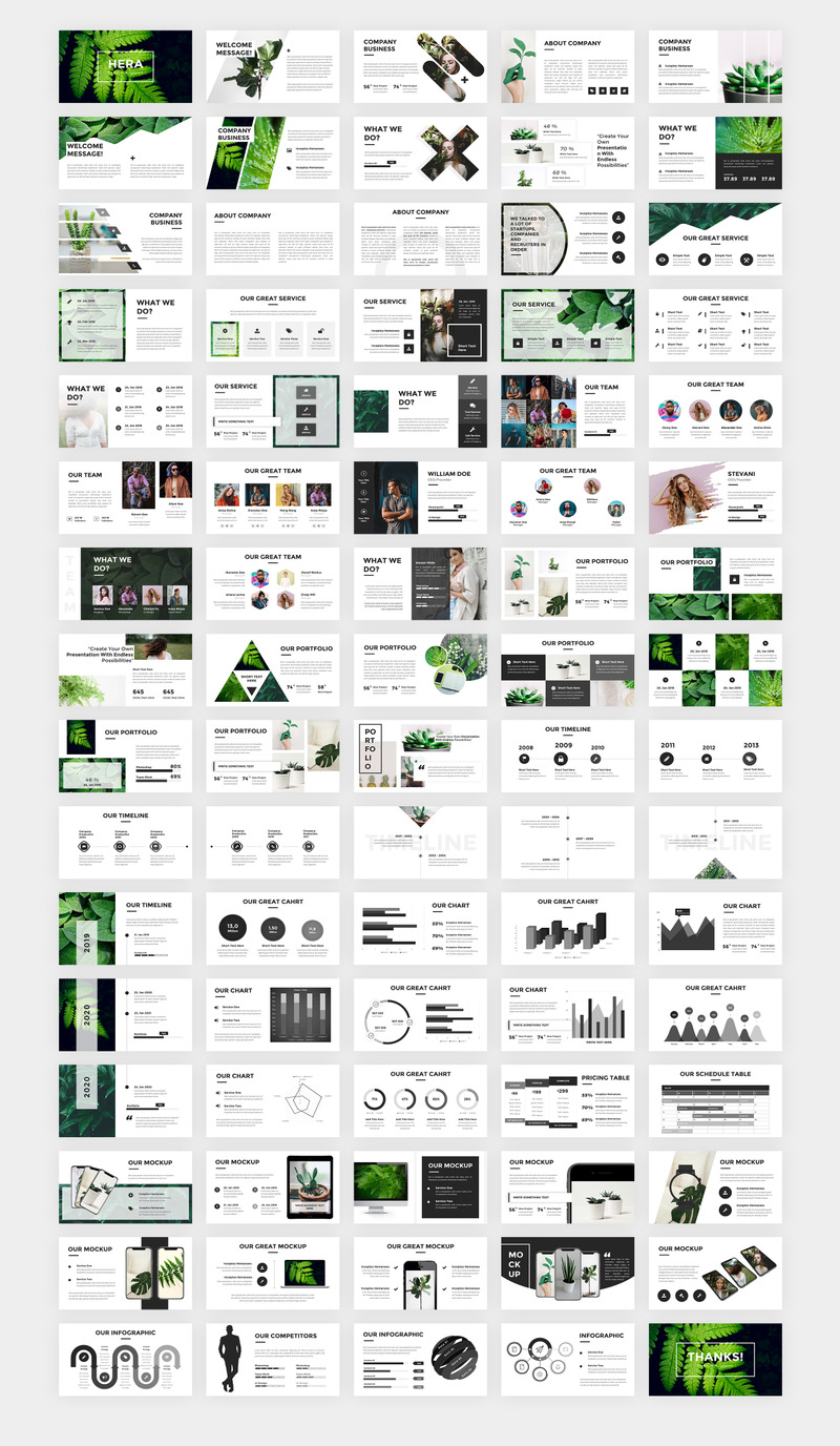 Modello PowerPoint Hera - Caratteristiche Immagine 1