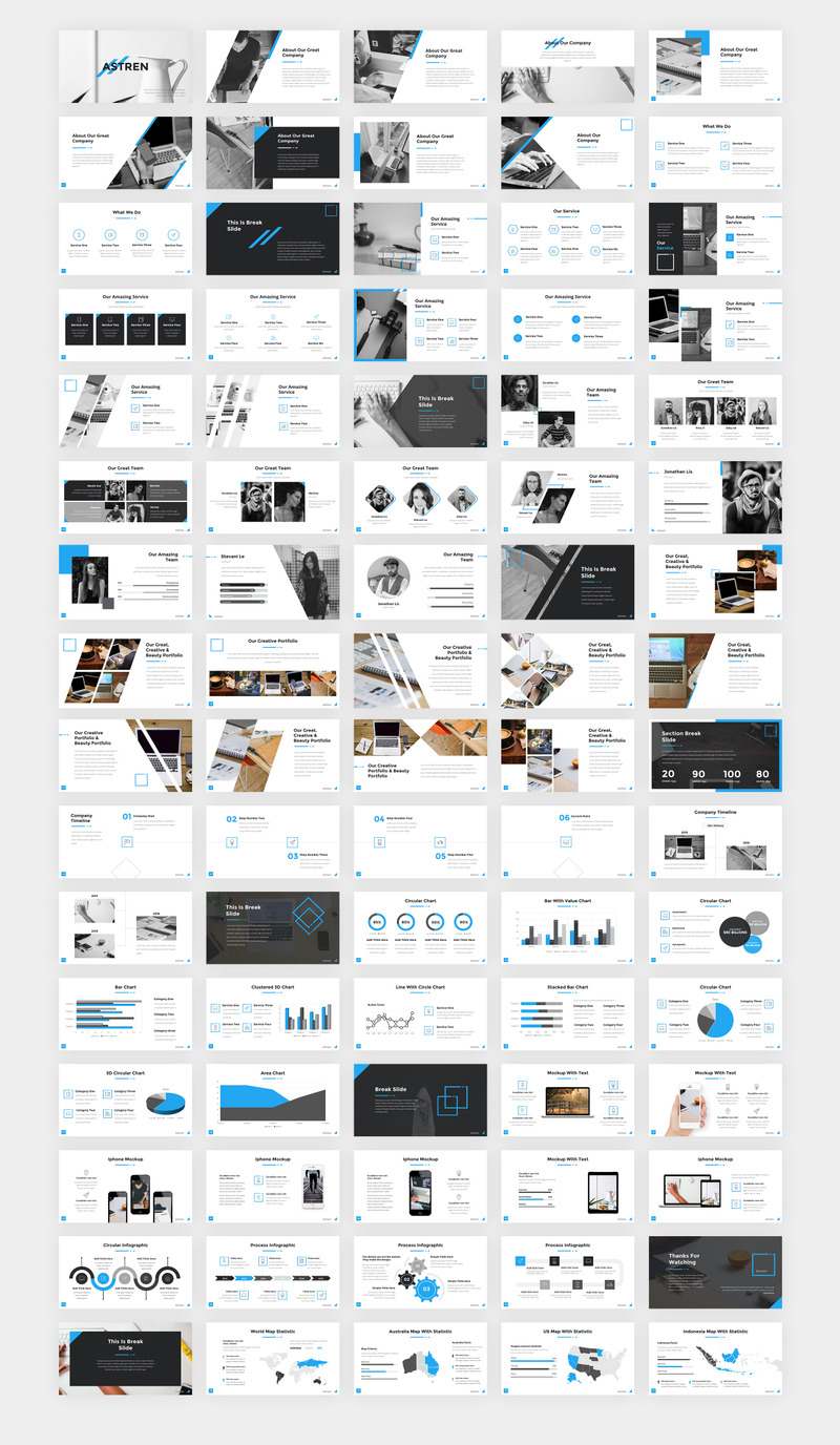 Astren Creative - Keynote şablonu - Features Image 1
