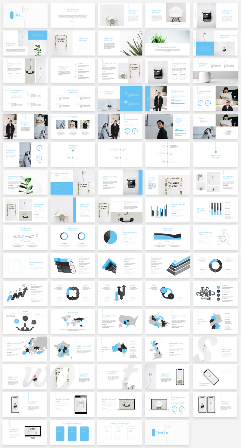 Flow - Creative - Keynote-Vorlage - Eigenschaften Bild 1