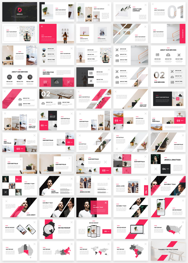 Modello Dream - Creative - Keynote - Caratteristiche Immagine 1