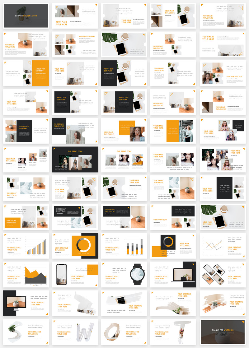 Carmen - Creative - Keynote-sjabloon - Features Image 1
