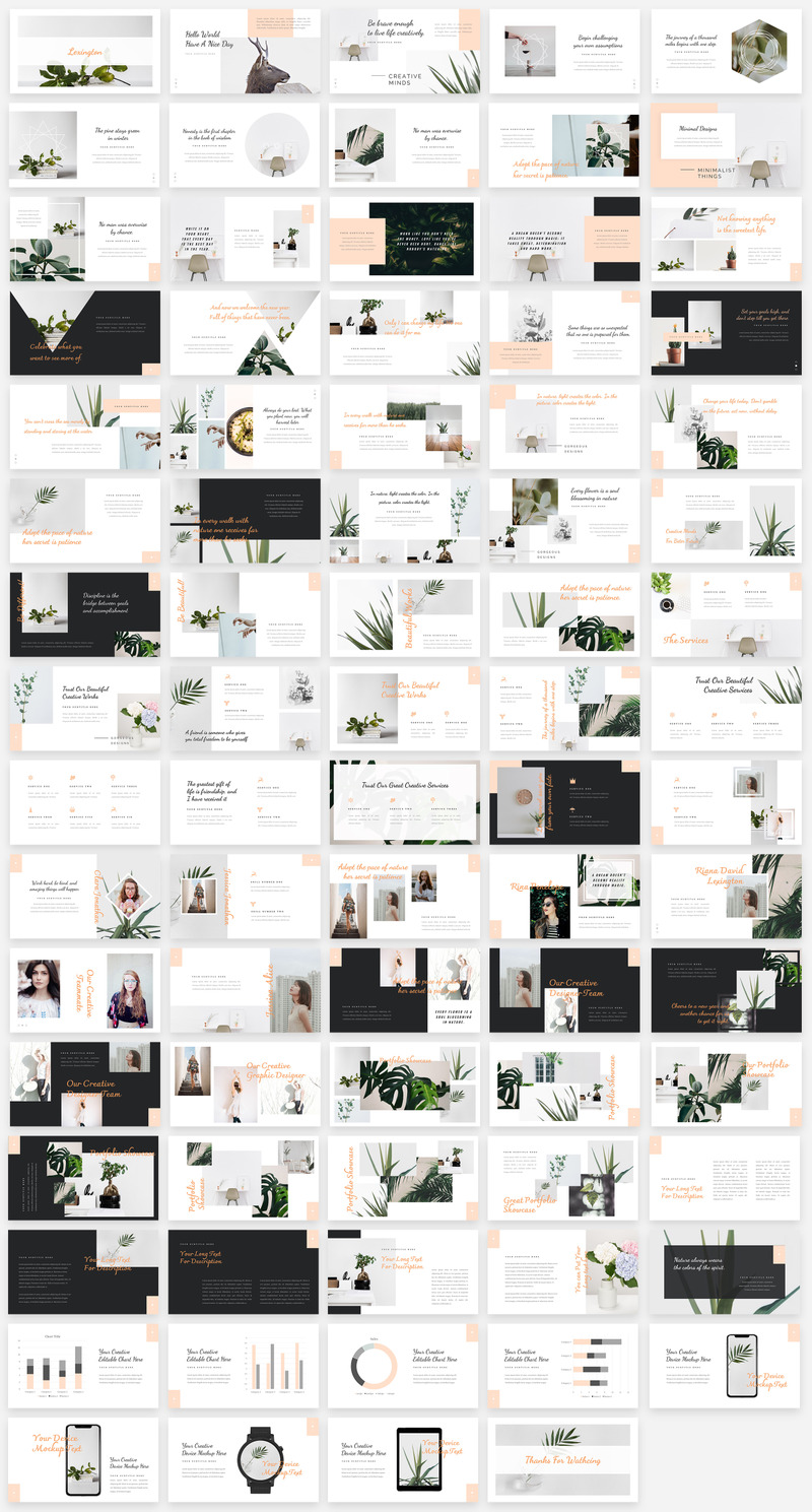 Lexington Lookbook - Modello di keynote - Caratteristiche Immagine 1