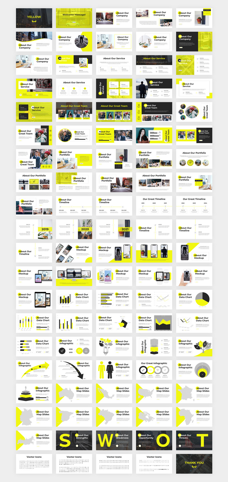 Creativo giallo - modello di nota chiave - Caratteristiche Immagine 1