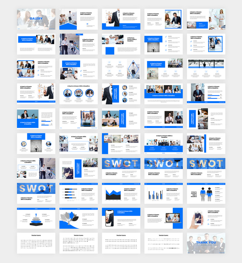 Galery Business PowerPoint-mall - Features Image 1