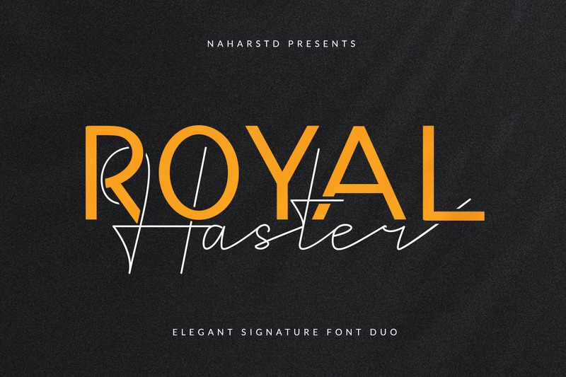 Royal Haster - Duo Font - Features Image 1