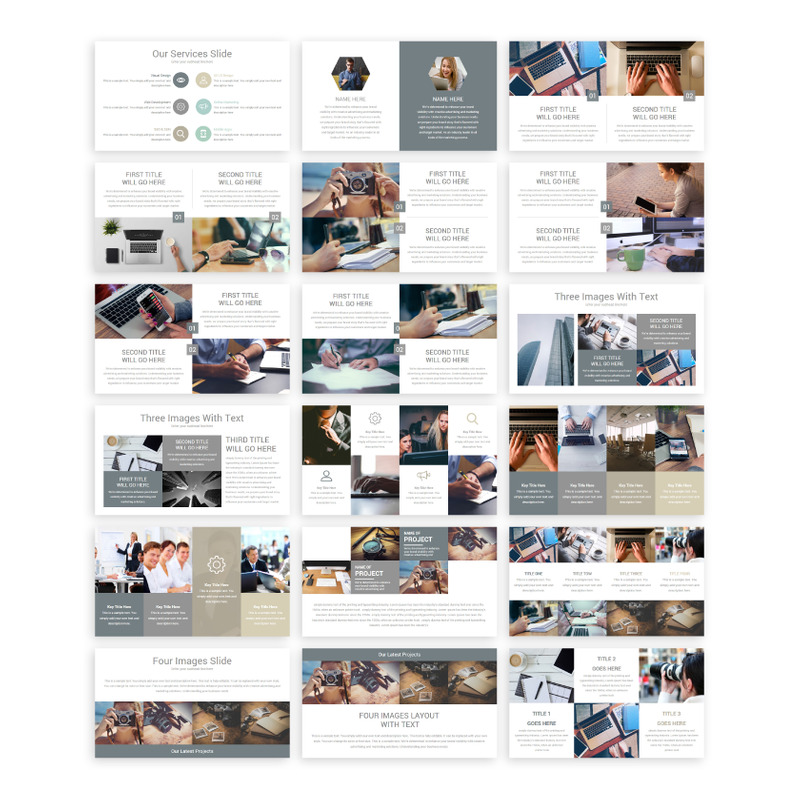 SlideSalad - Multi Business PowerPoint šablona - Features Image 3