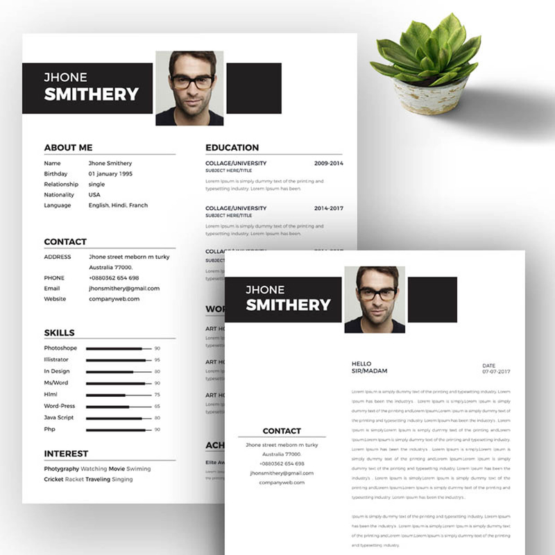 Smithery Resume Template #81283 - TemplateMonster