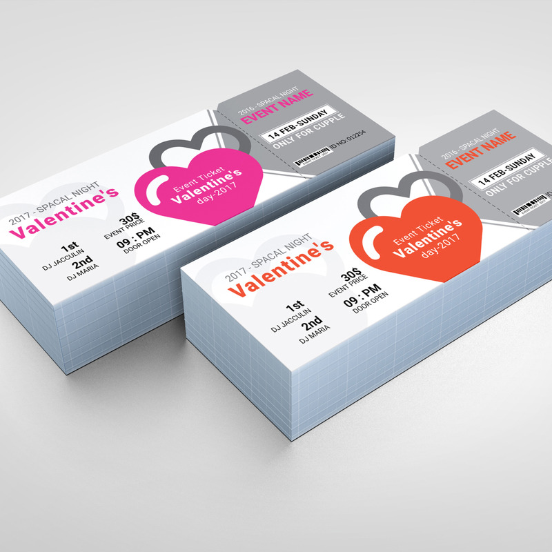 Party Event Ticket Corporate Identity Template - Features Image 1