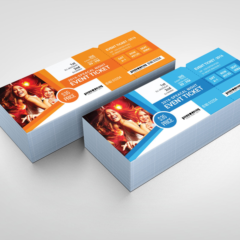 Ticket for Event Corporate Identity Template - Features Image 1