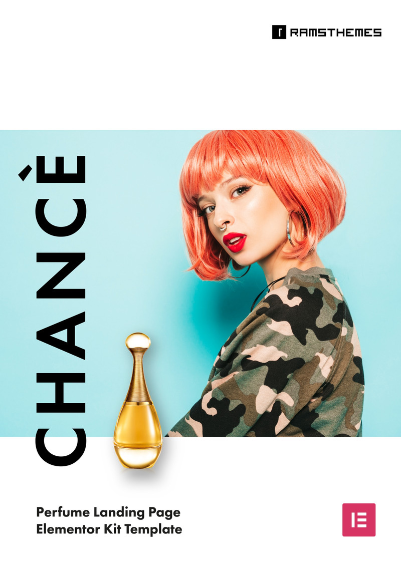 CHANCE - Perfume Landing Page WordPress Template Elementor Kit - Features Image 2