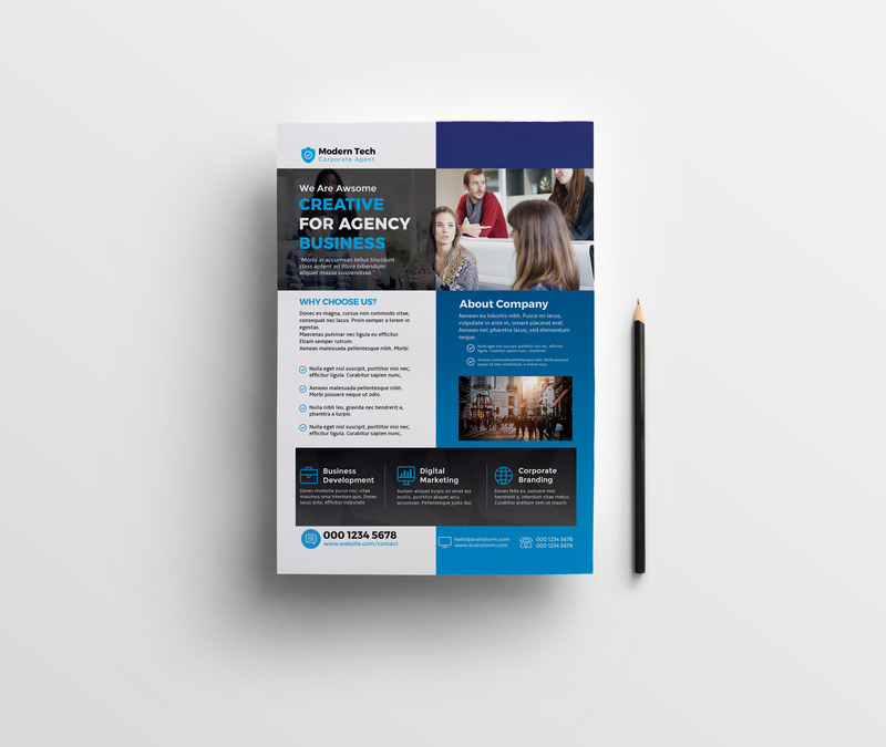 Folleto de negocios - Plantilla de identidad corporativa - Features Image 2