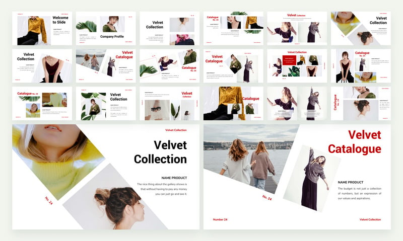 Modello PowerPoint VELLUTO - Caratteristiche Immagine 1