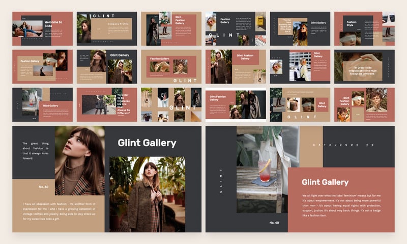 GLINT - Modello di Keynote - Caratteristiche Immagine 1