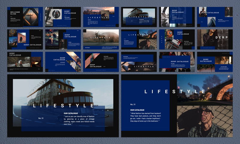 DERP PowerPoint template - Features Image 1
