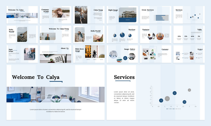 Modelo CALYA PowerPoint - Features Image 1