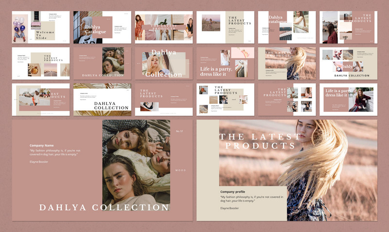 DAHLYA - Modello di Keynote - Caratteristiche Immagine 1