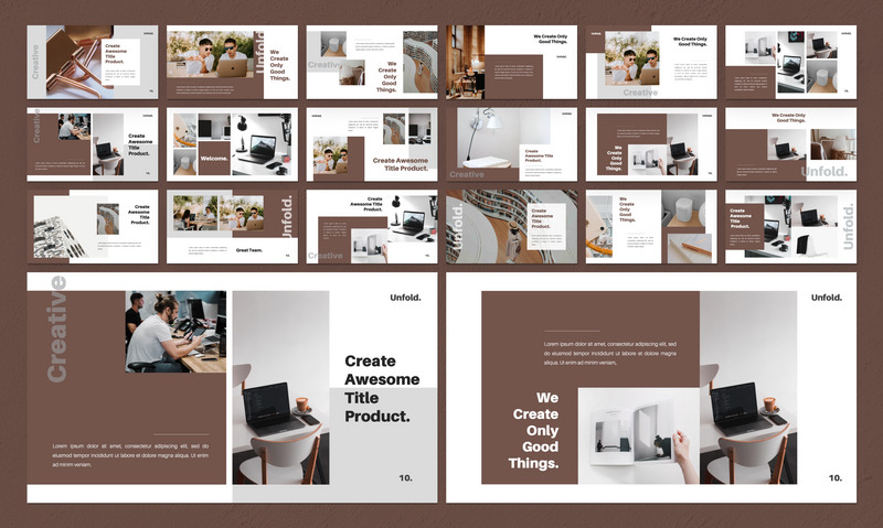 UNFOLD PowerPoint Template - Features Image 1