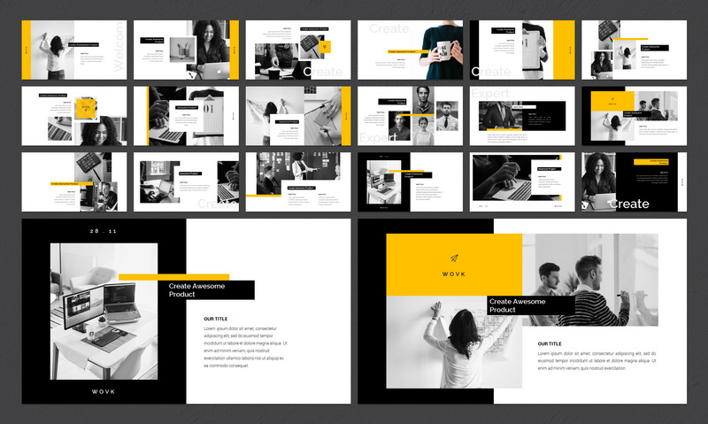 WOVK PowerPoint template - Features Image 1