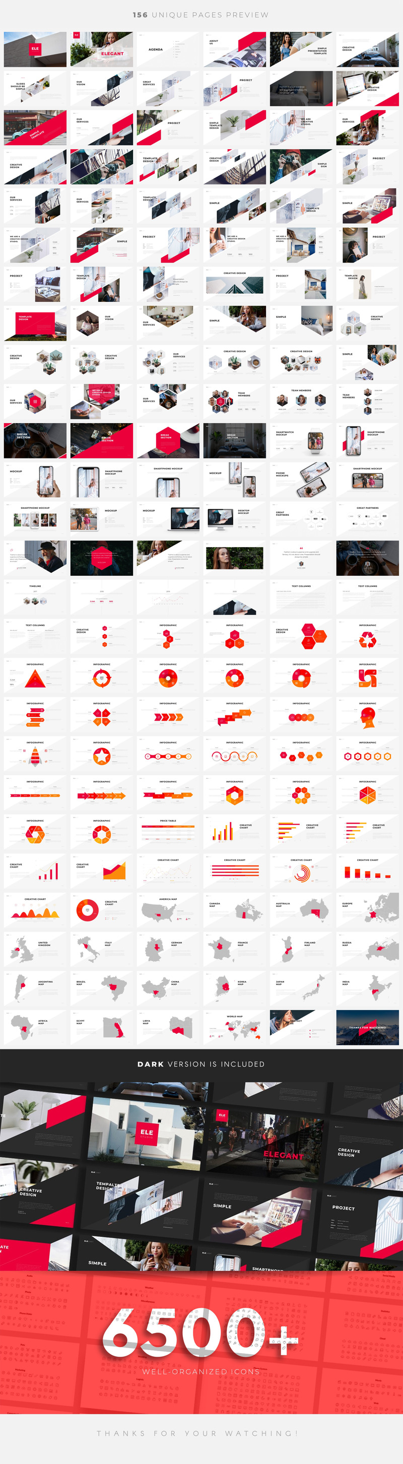 Elegant Multipurpose Keynote Template - Features Image 1