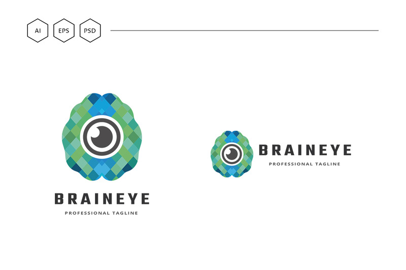 Brain Eye Logo Template - Features Image 1