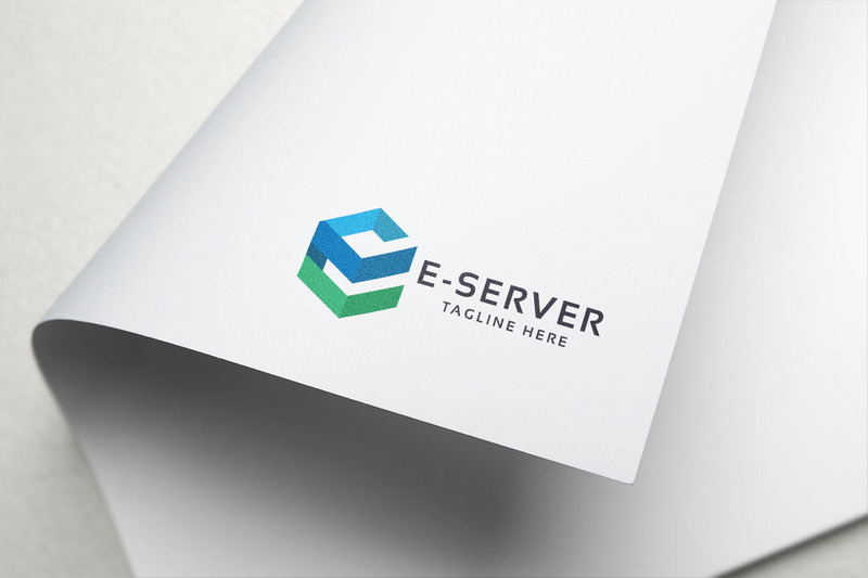 E-Server Letter E Logo Template #122031 - TemplateMonster