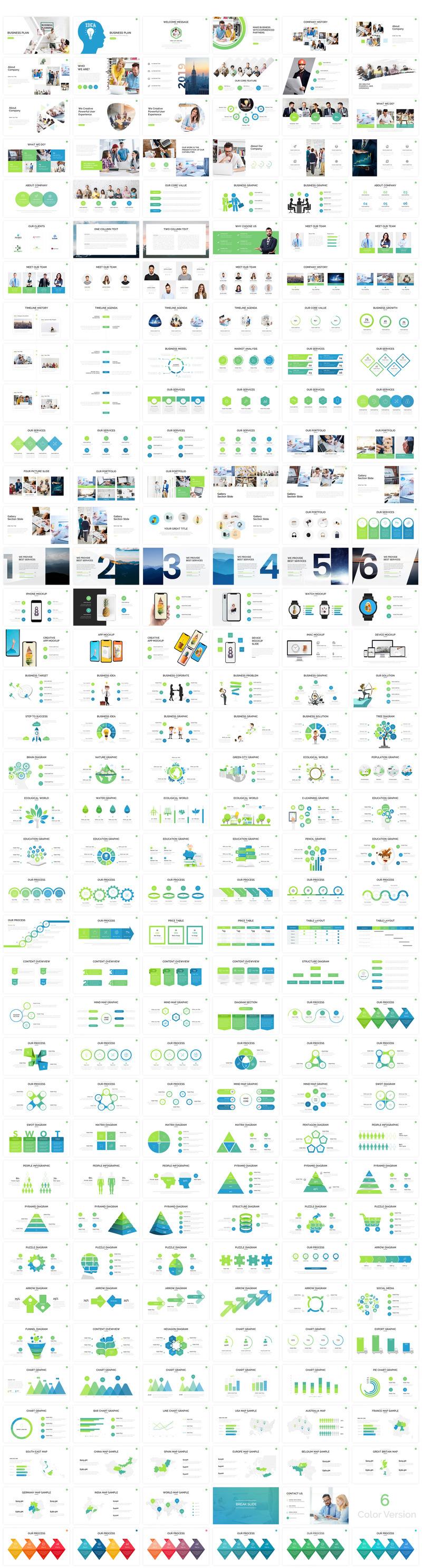 Консультации - шаблон бизнес-плана PowerPoint - Features Image 1