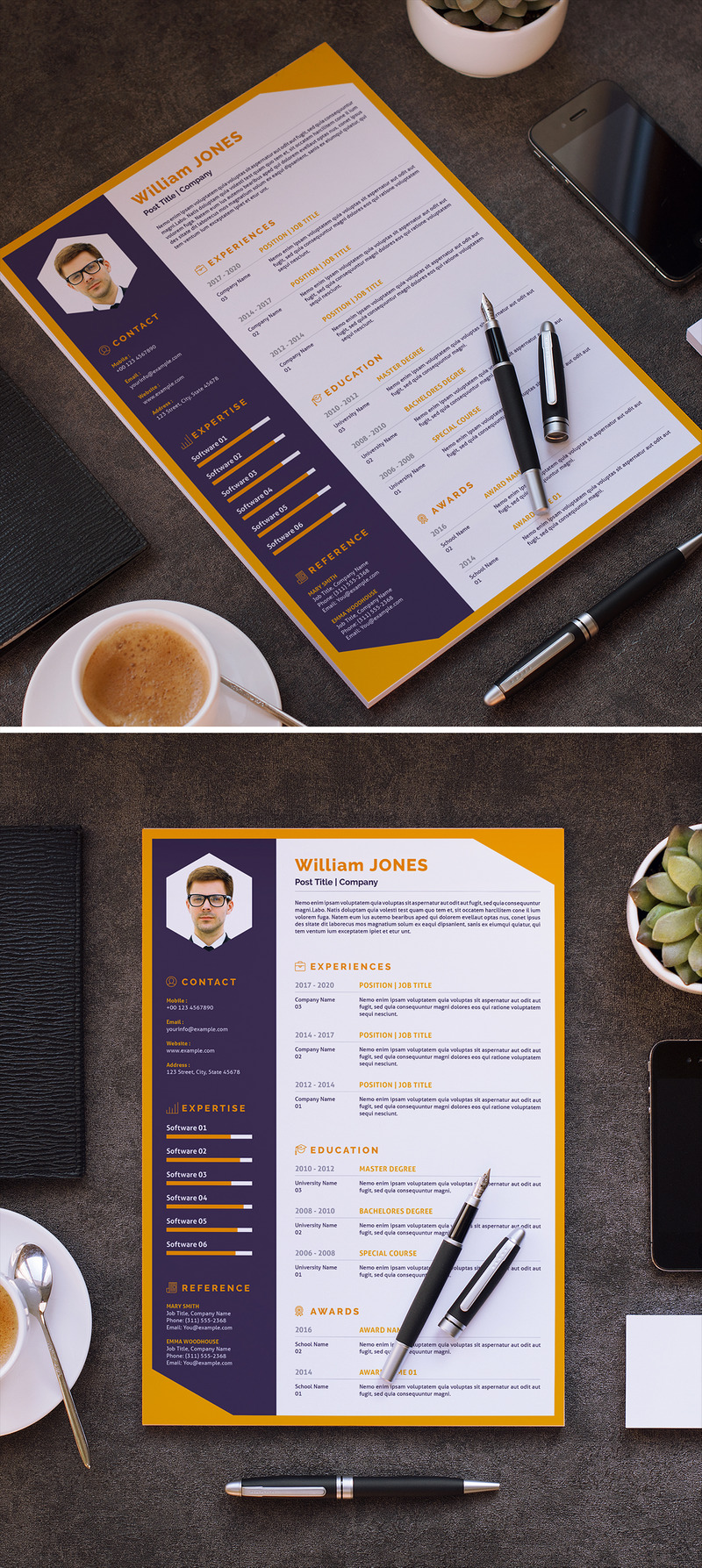 Creative Resume Template - Features Image 1