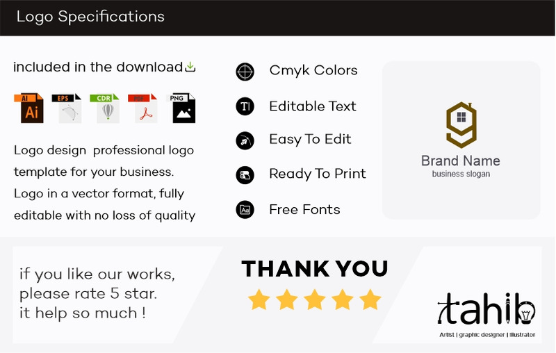 Letter G Realesate Design Logo Template - Features Image 1