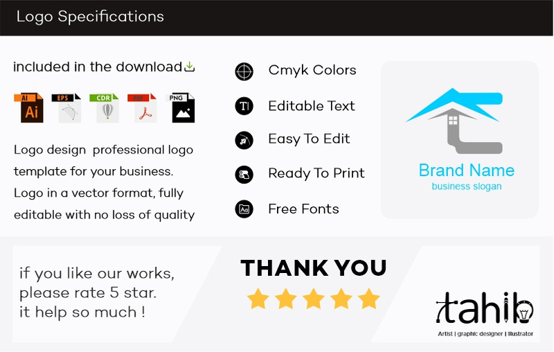 Letter C Realesate Design Logo Template - Features Image 1