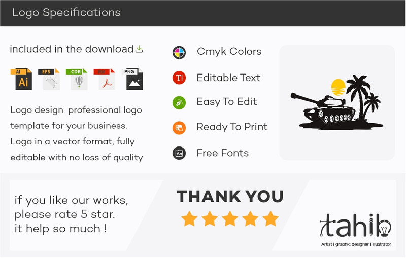 Tank Logo Template - Features Image 1