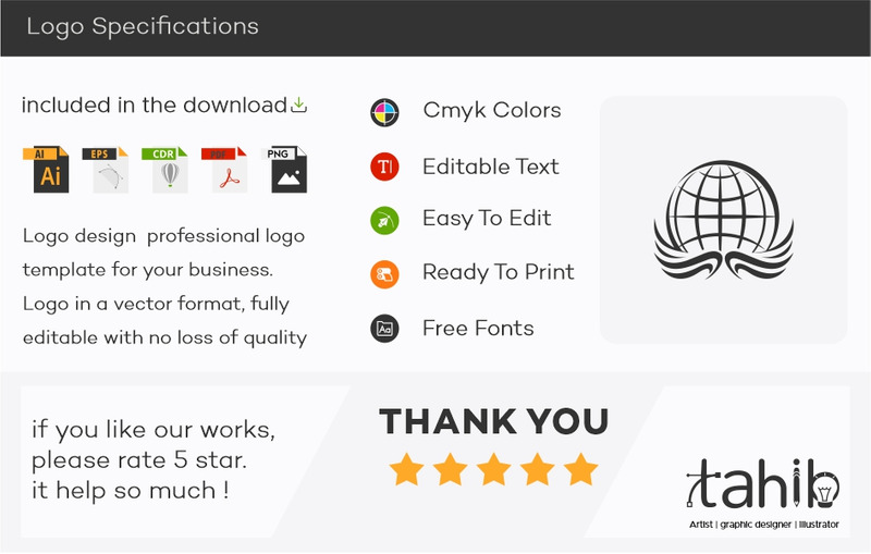 Global Wings Logo Template - Features Image 1