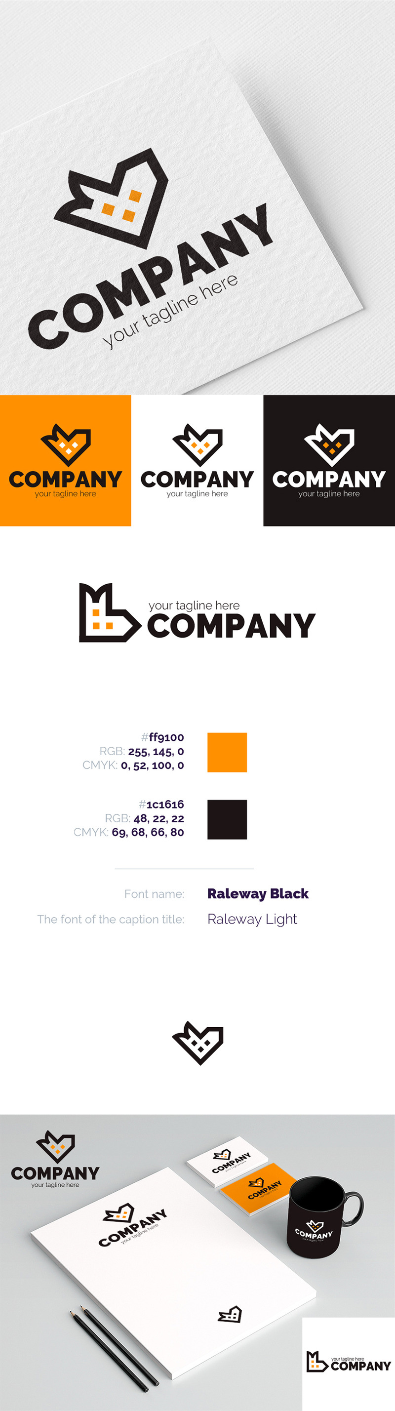 Arrow house Logo Template - Features Image 1