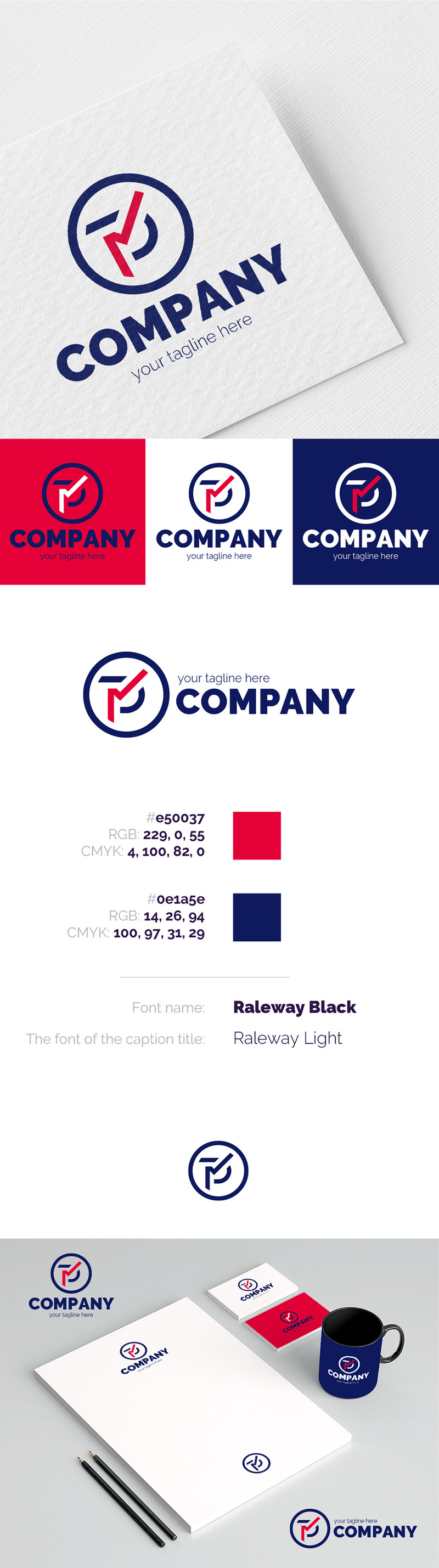 Coin M + P Logo Template - Features Image 1