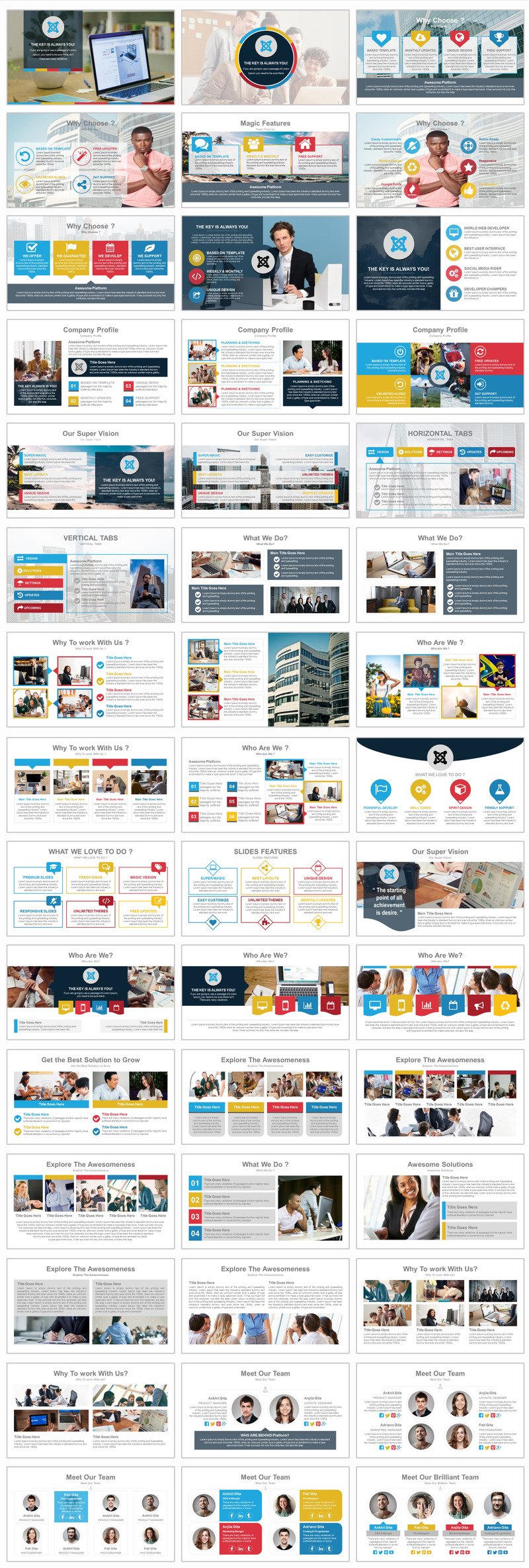 Marketing Plan PowerPoint Template - Features Image 1