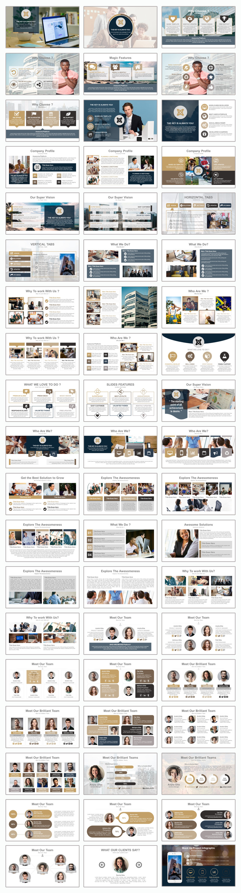 Business Plan - PowerPoint Template - Features Image 1