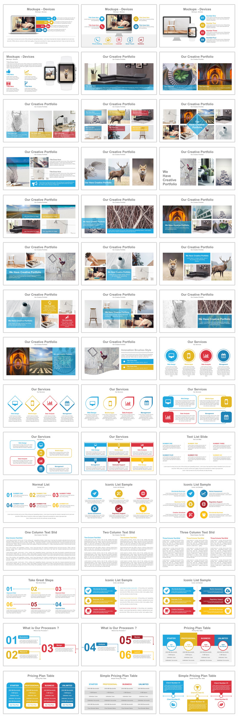 Ceative - 2 in 1 Business Bundle PowerPoint Template - Features Image 9