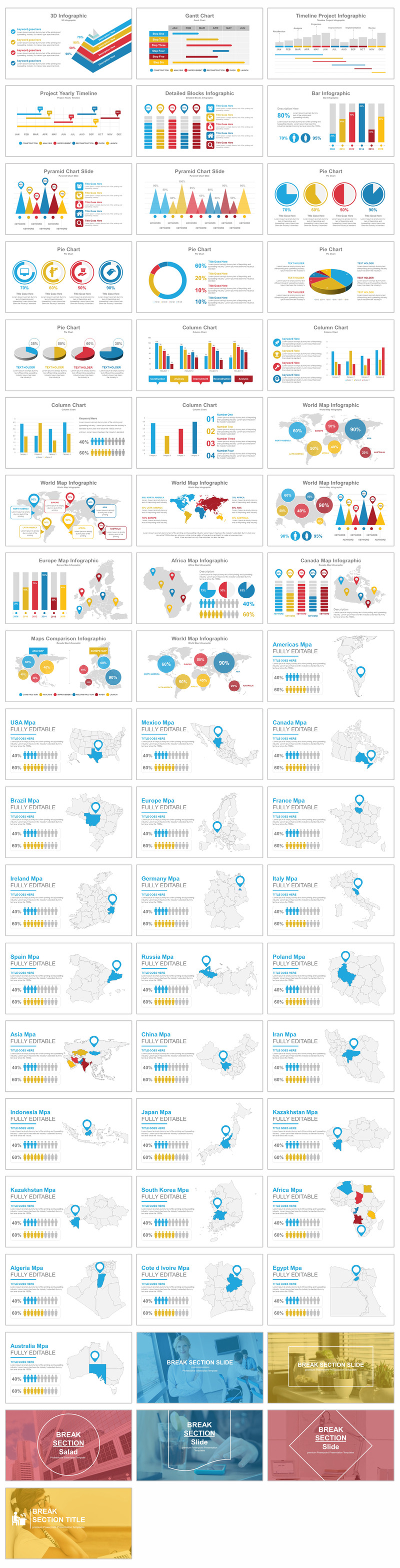 Ceative - 2 in 1 Business Bundle PowerPoint Template - Features Image 12