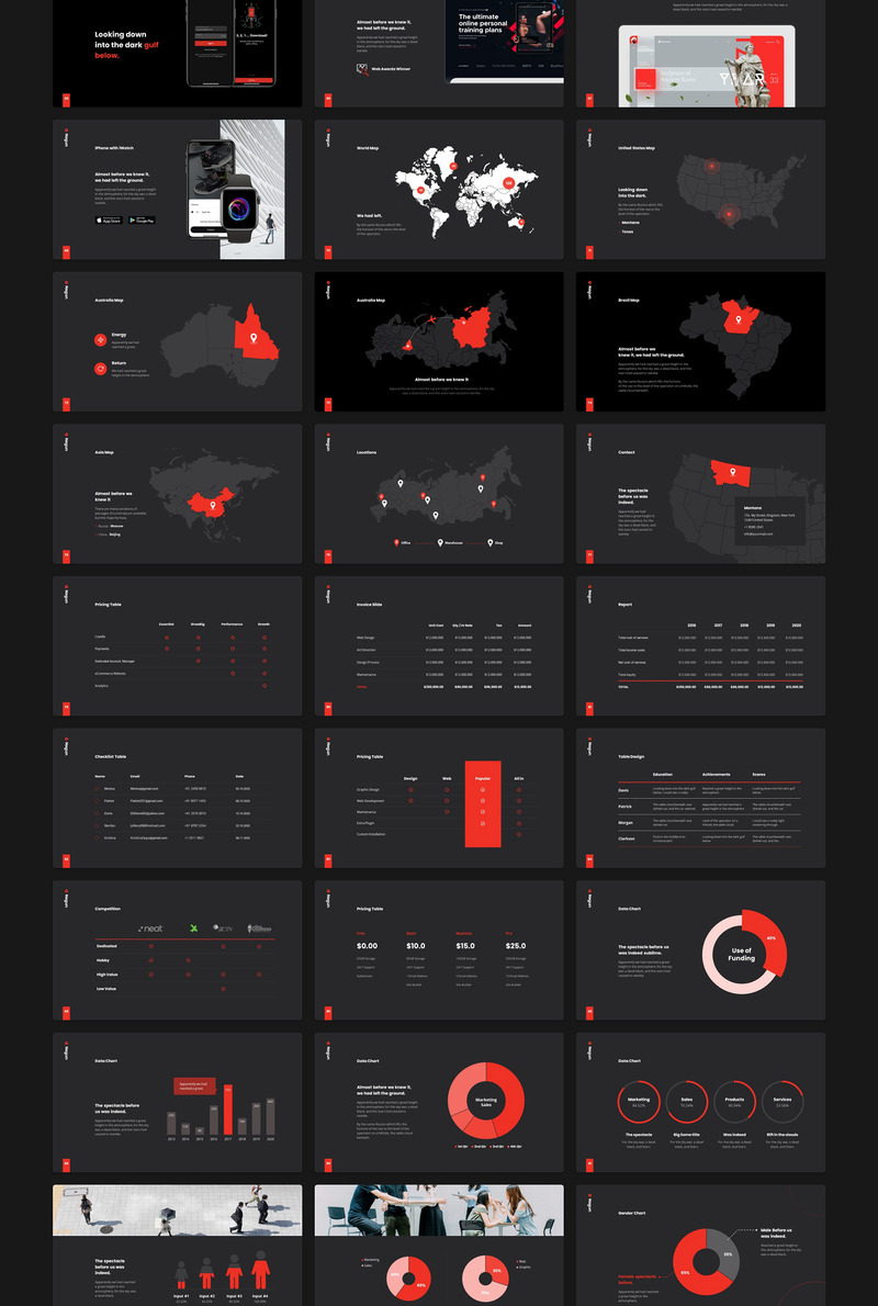 Negun - Smooth Animation Template PowerPoint Template - Features Image 10