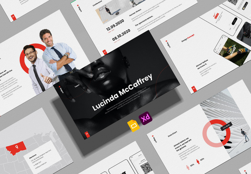 Negun - 平滑动画 PowerPoint 模板 - Features Image 1