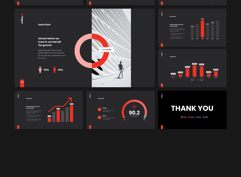 Negun - 平滑动画 PowerPoint 模板 - Features Image 11