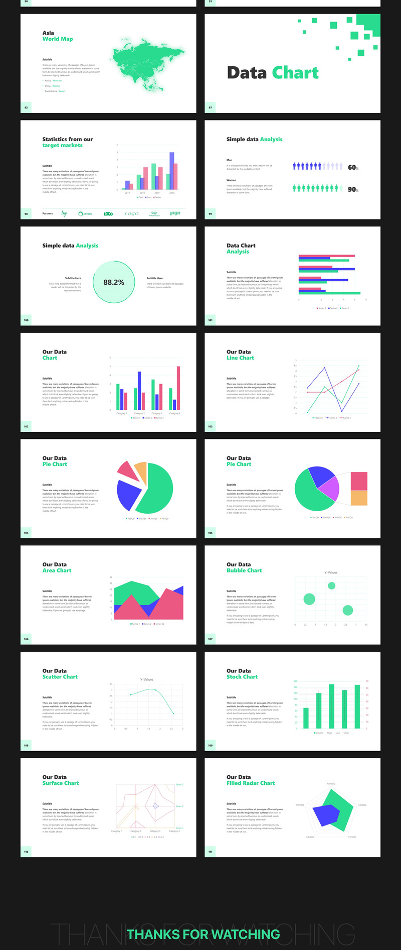Business - Smooth Animated Presentation Bundle PowerPoint template - Features Image 7
