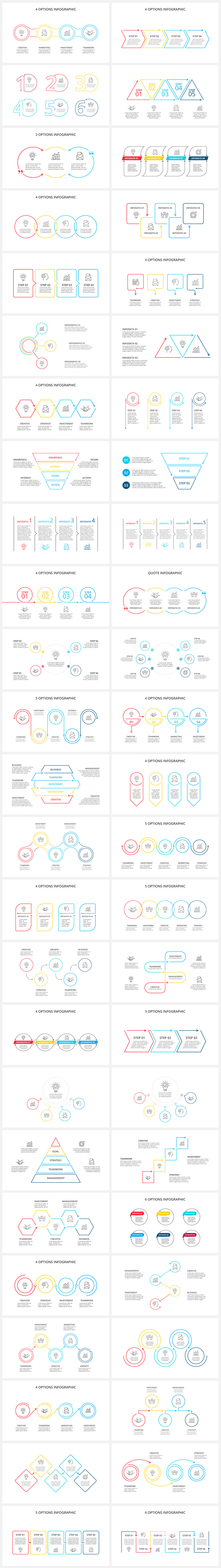 Line Animated Infographics PowerPoint Template - Features Image 1