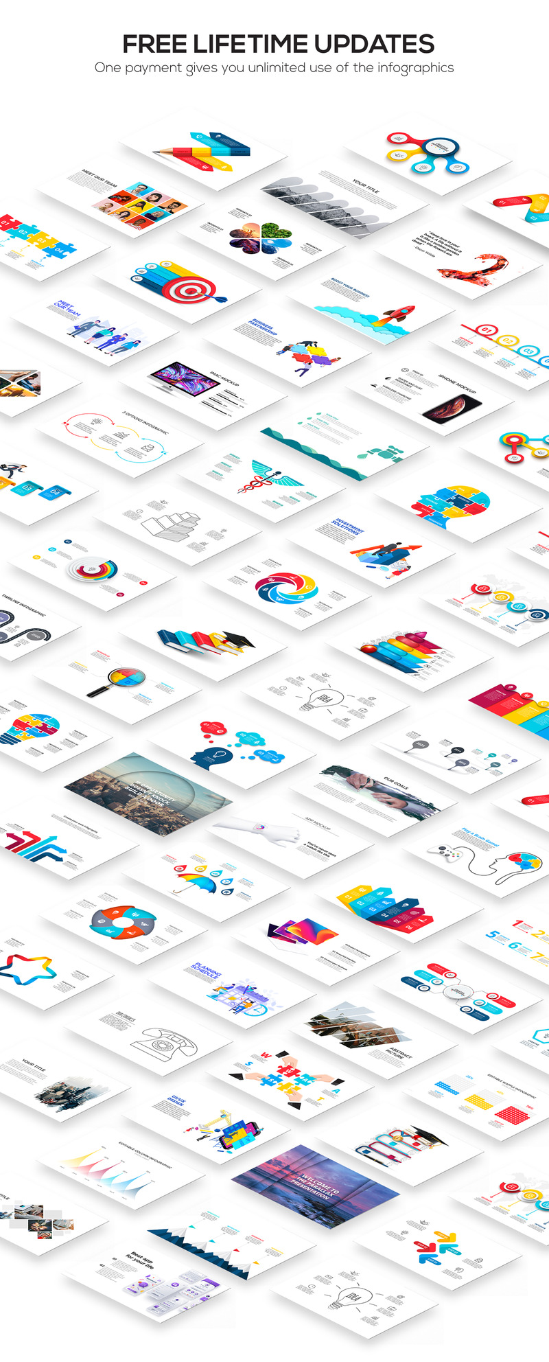 2200 Animated Infographics Bundle PowerPoint Template - Features Image 1