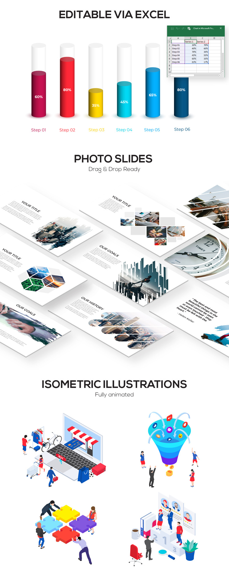 2200 Animated Infographics Bundle PowerPoint Template - Features Image 3