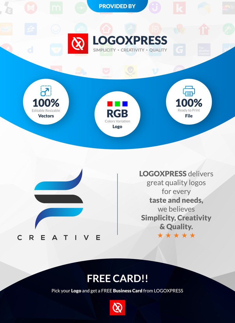 Creative Brand S - Letter Logo Template - Features Image 1