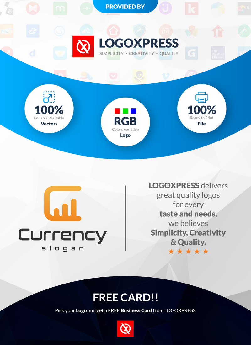 Letter C Currency Logo Design - Features Image 1