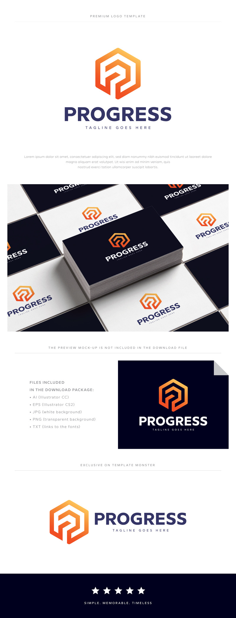 Progress Template de Logotipo №124277 - Features Image 1