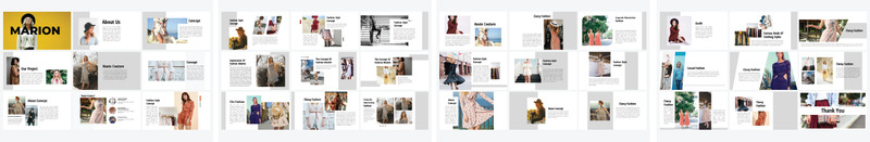Marion - Fashion Google Slides - Features Image 1