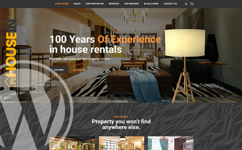 Housein Real Estate Mortgage WordPress Theme - Features Image 1